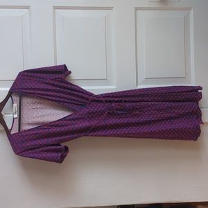 DVF silk wrap dress